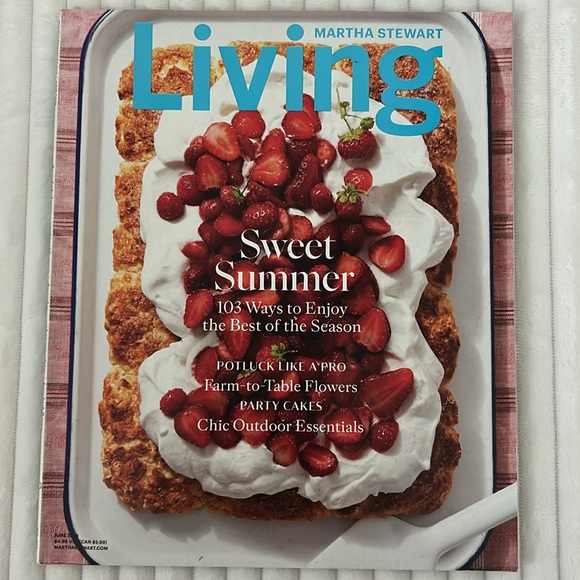 June 2019 Issue Martha Stewart Living - Sweet Summer - Picture 1 of 15